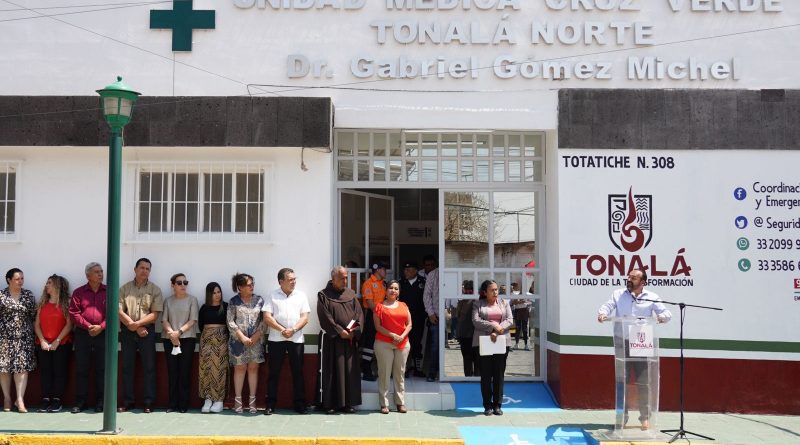Inaugura Sergio Chávez cruz verde en Tonalá y anuncia más acciones en materia de salud