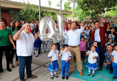 Arranca ciclo escolar 2023-2024 con el domo n°41 y entrega de paquetes escolares en Tonalá Jalisco.